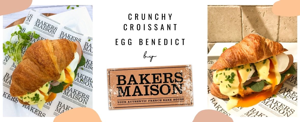 Be Brunch ready with this Light and Crunchy Croissant Egg Benedict recipe