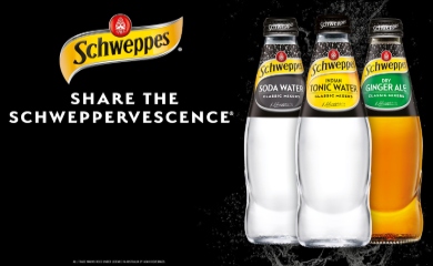 New Schweppes Zero Sugar range