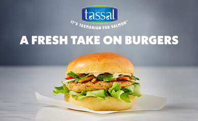 A Fresh Take on Burgers…Introducing Tassal Tassie Atlantic Salmon Burgers  