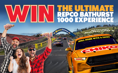 Rev up for the Chiko and Supercars Promotion!