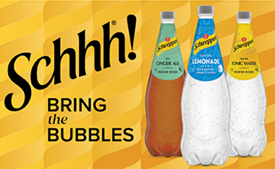 Schweppes – The world’s finest sparkling beverages.