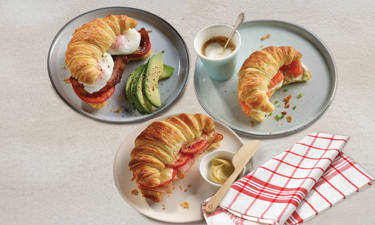 Smoked Salmon & Cream Cheese Croissant